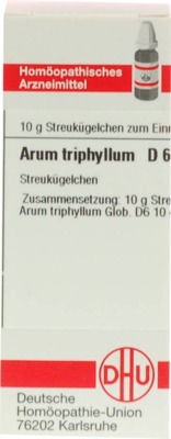 ARUM TRIPHYLLUM D 6 Globuli 10 g Globuli