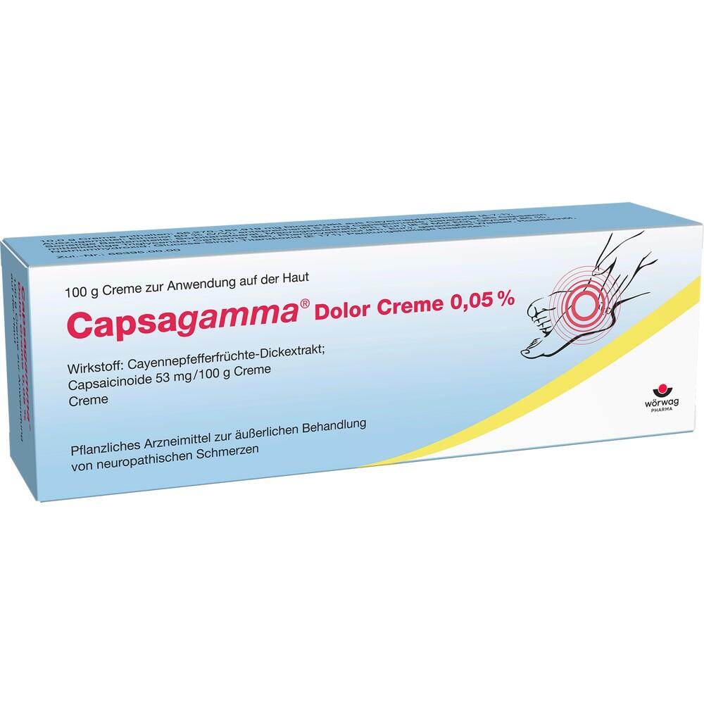 Capsagamma Dolor Creme 0,05% 100 g Creme