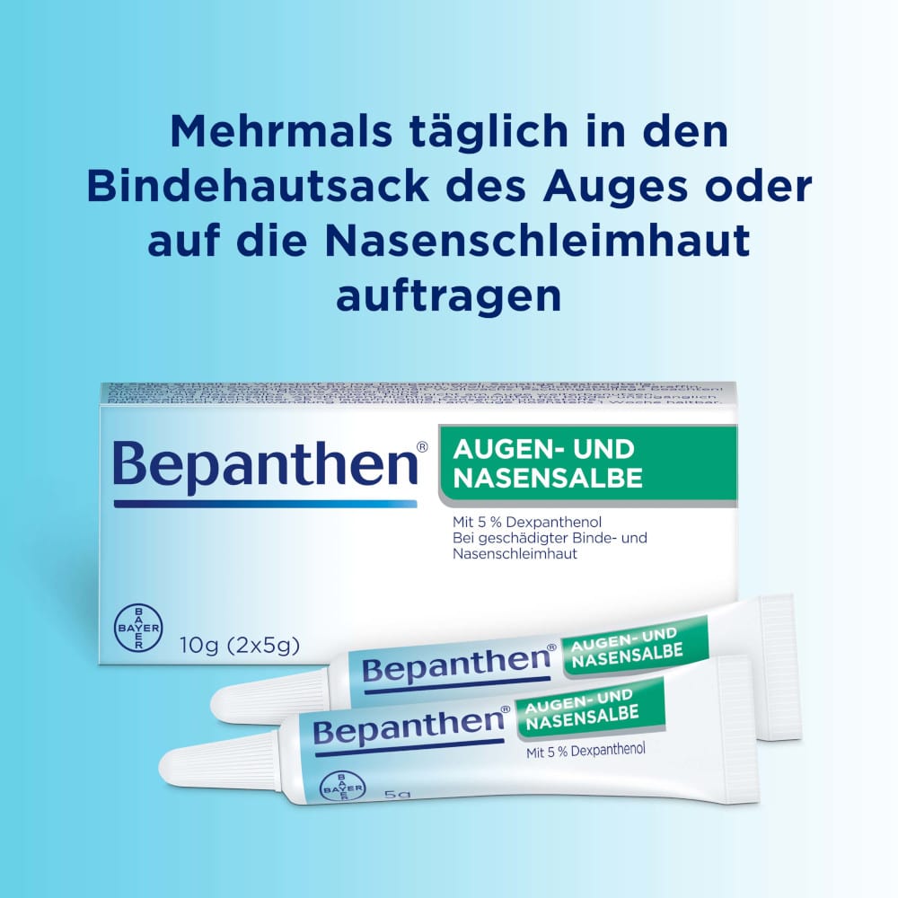 Bepanthen AUGEN- UND NASENSALBE 10 g Augen- und Nasensalbe