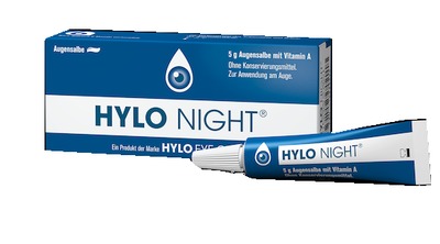HYLO NIGHT mit Vitamin A 5 g Augensalbe