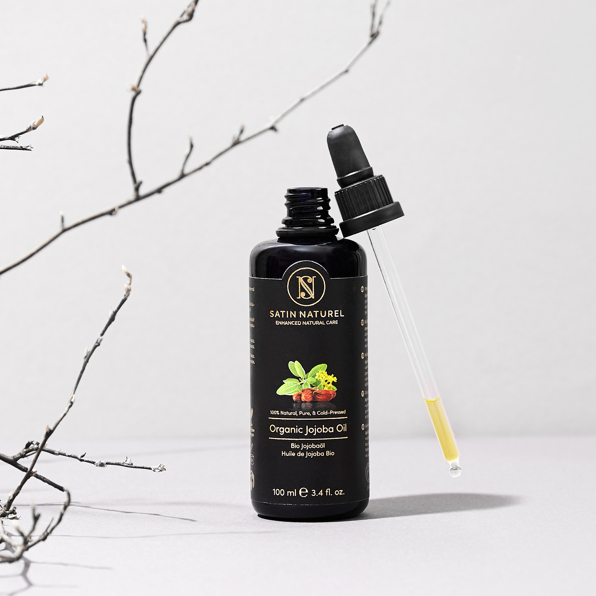Satin Naturel BIO Jojobaöl 100ml 100 ml Öl