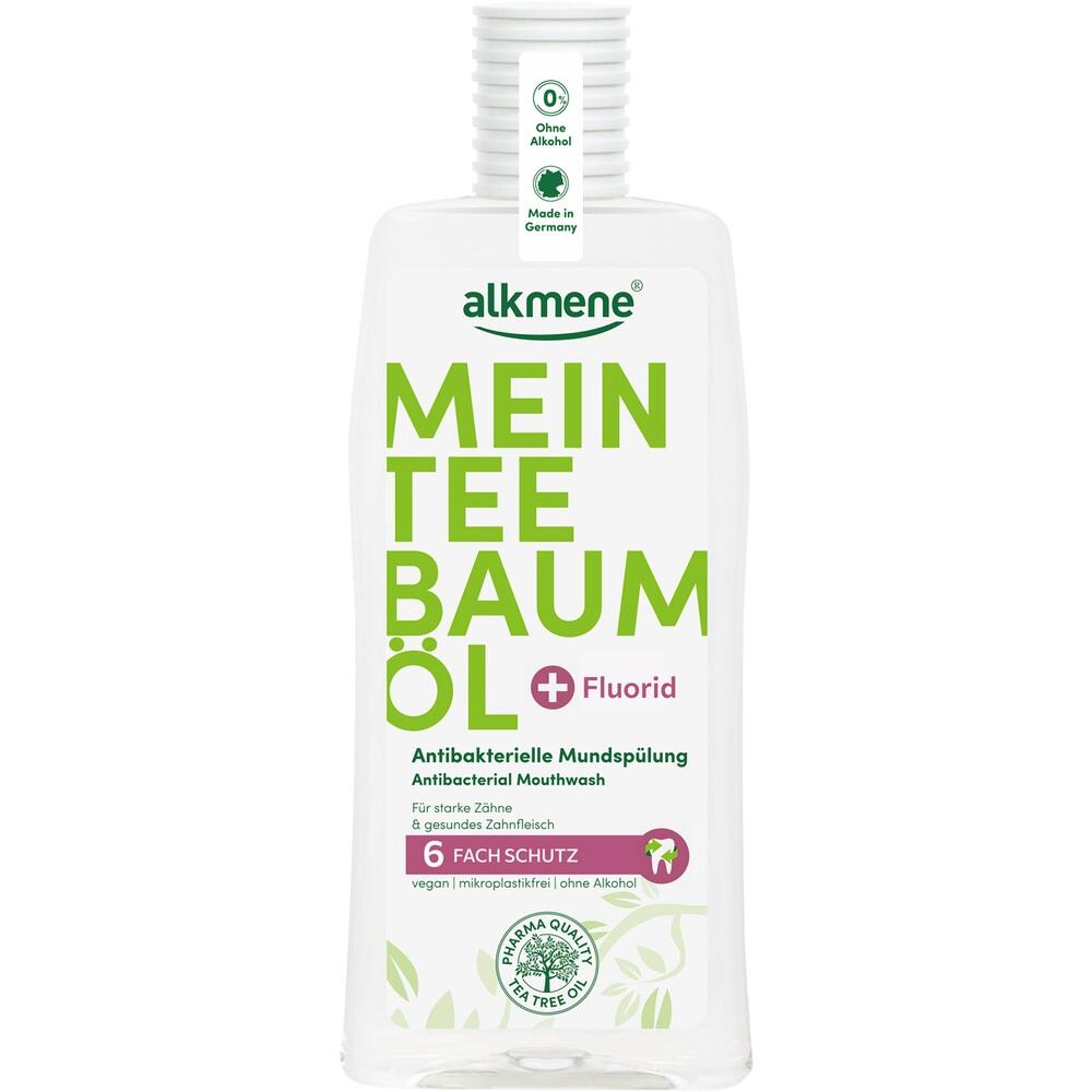 alkmene MEIN TEE BAUM ÖL Antibakterielle Mundspülung 500 ml Spüllösung