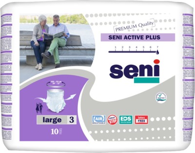 SENI Active Plus Inkontinenzslip Einm.large 10 St