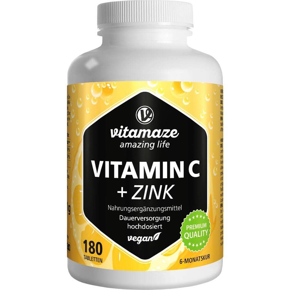 vitamaze VITAMIN C 1000 mg + Zink  180 St Tabletten