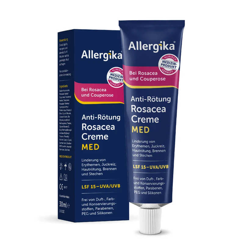 Allergika Anti-Rötung Rosacea Creme MED 30 ml Creme