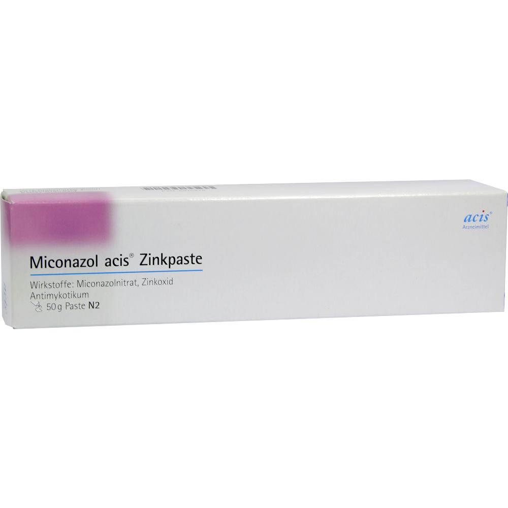 Miconazol acis Zinkpaste 50 g Paste