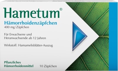 Hametum Hämorrhoidenzäpfchen 10 St Suppositorien