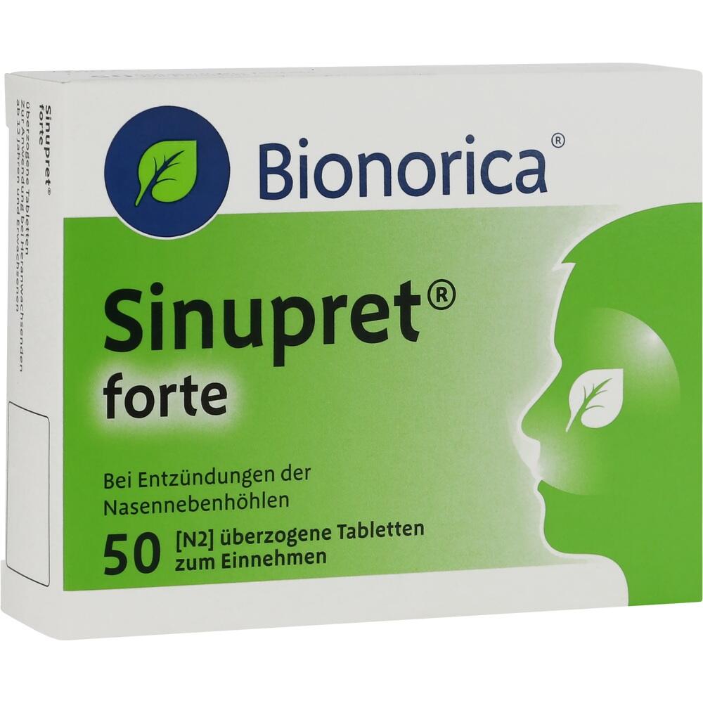 Sinupret forte  50 St Überzogene Tabletten