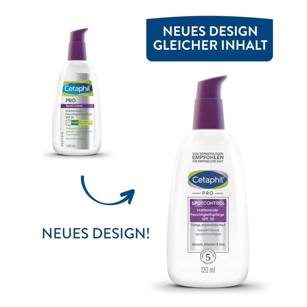Cetaphil PRO SpotControl Mattierende Feuchtigkeitspflege SPF 30 120 ml Creme
