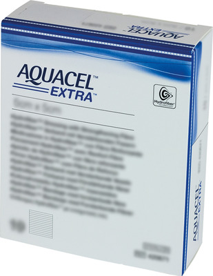 AQUACEL Extra 5x5 cm Verband 10 St Kompressen