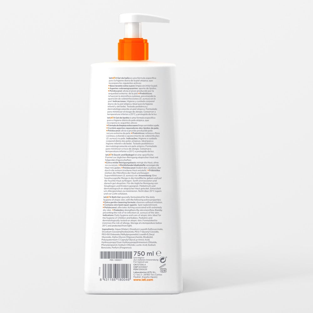 LETI AT4 Dusch- und Badegel 750 ml Gel