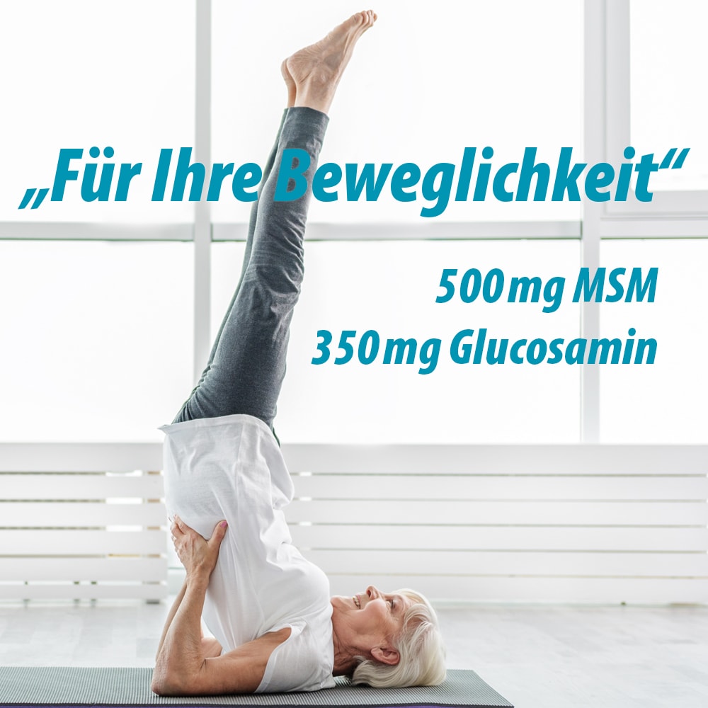 MSM 500 mg+Glucosamine Kapseln 180 St Kapseln