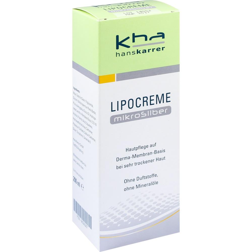 HANS KARRER Lipocreme MikroSilber 200 ml Creme