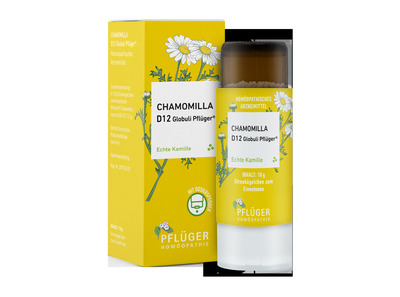 Chamomilla D12 Globuli Pflüger Dosierspender 10 g Globuli