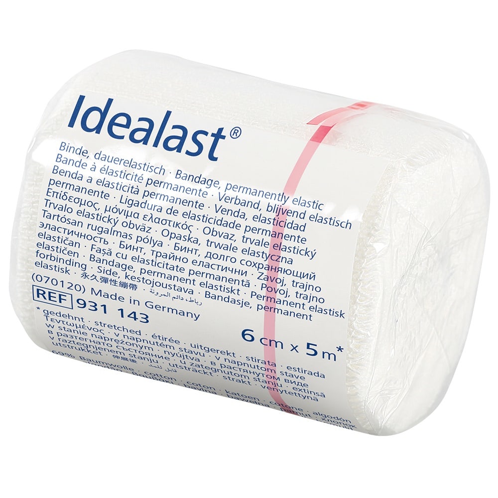 IDEALAST Binde 6 cmx5 m weiß 1 St Binden