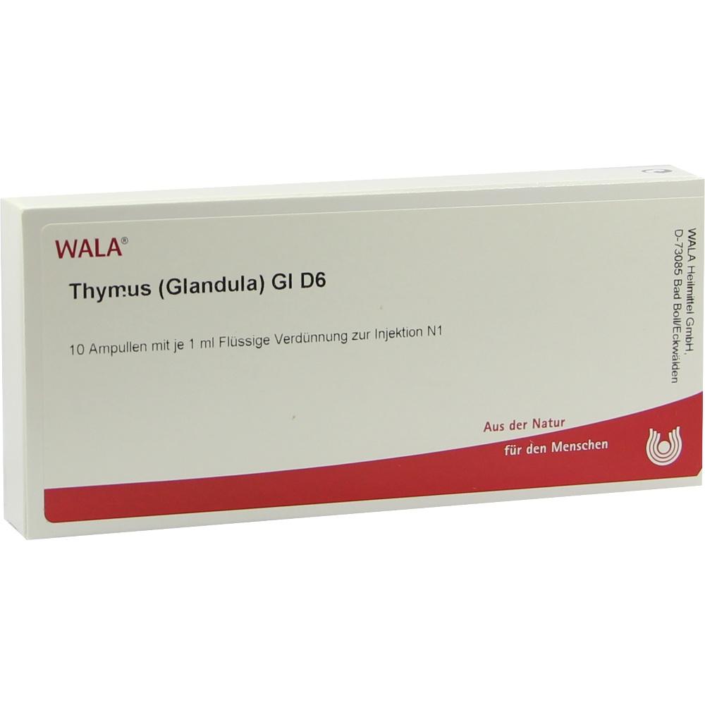 WALA Thymus Glandula GL D6 10X1 ml Ampullen