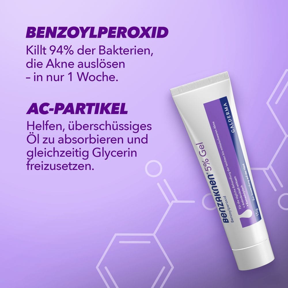 Benzaknen 5% 40 g Gel