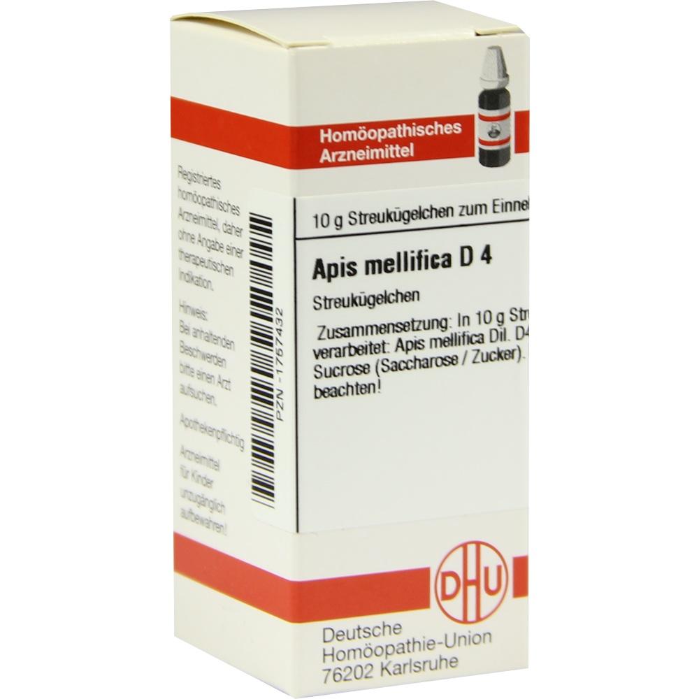 APIS MELLIFICA D 4 Globuli 10 g Globuli