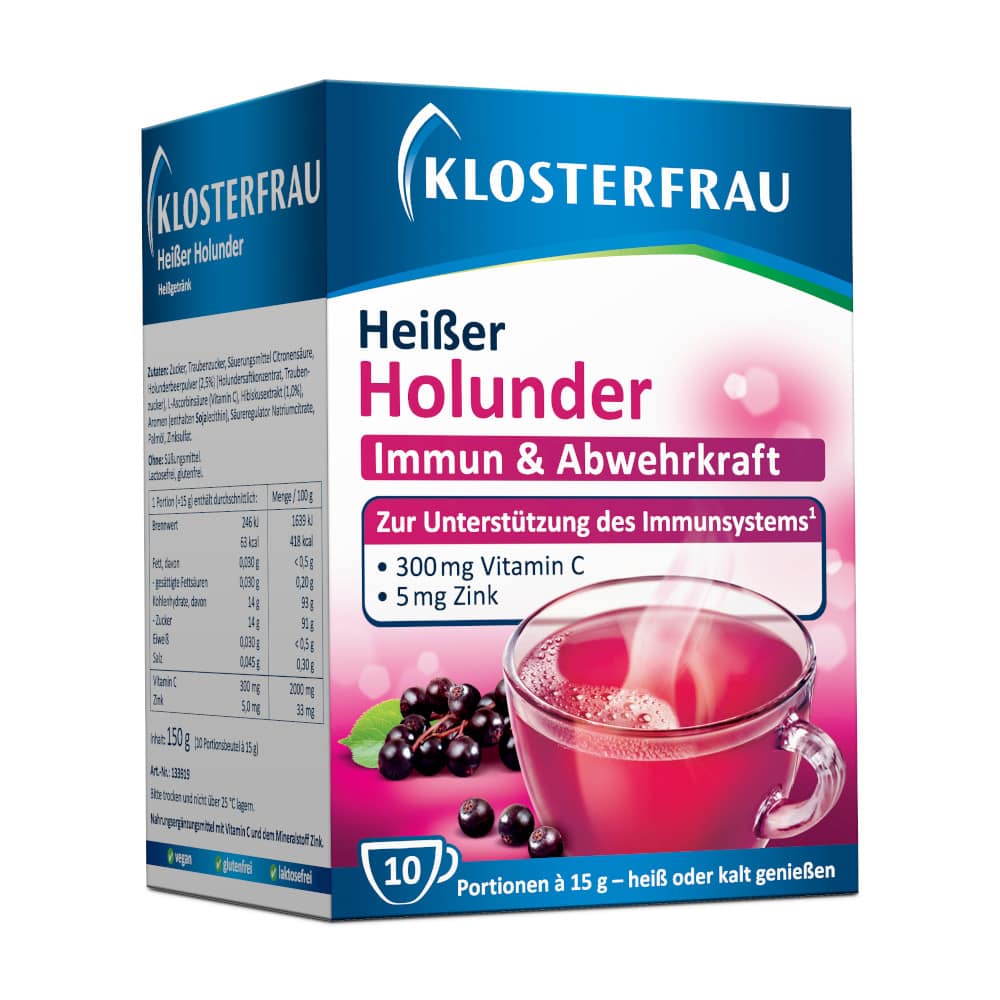 KLOSTERFRAU Broncholind Heißer Holunder Granulat 10X15 g Granulat