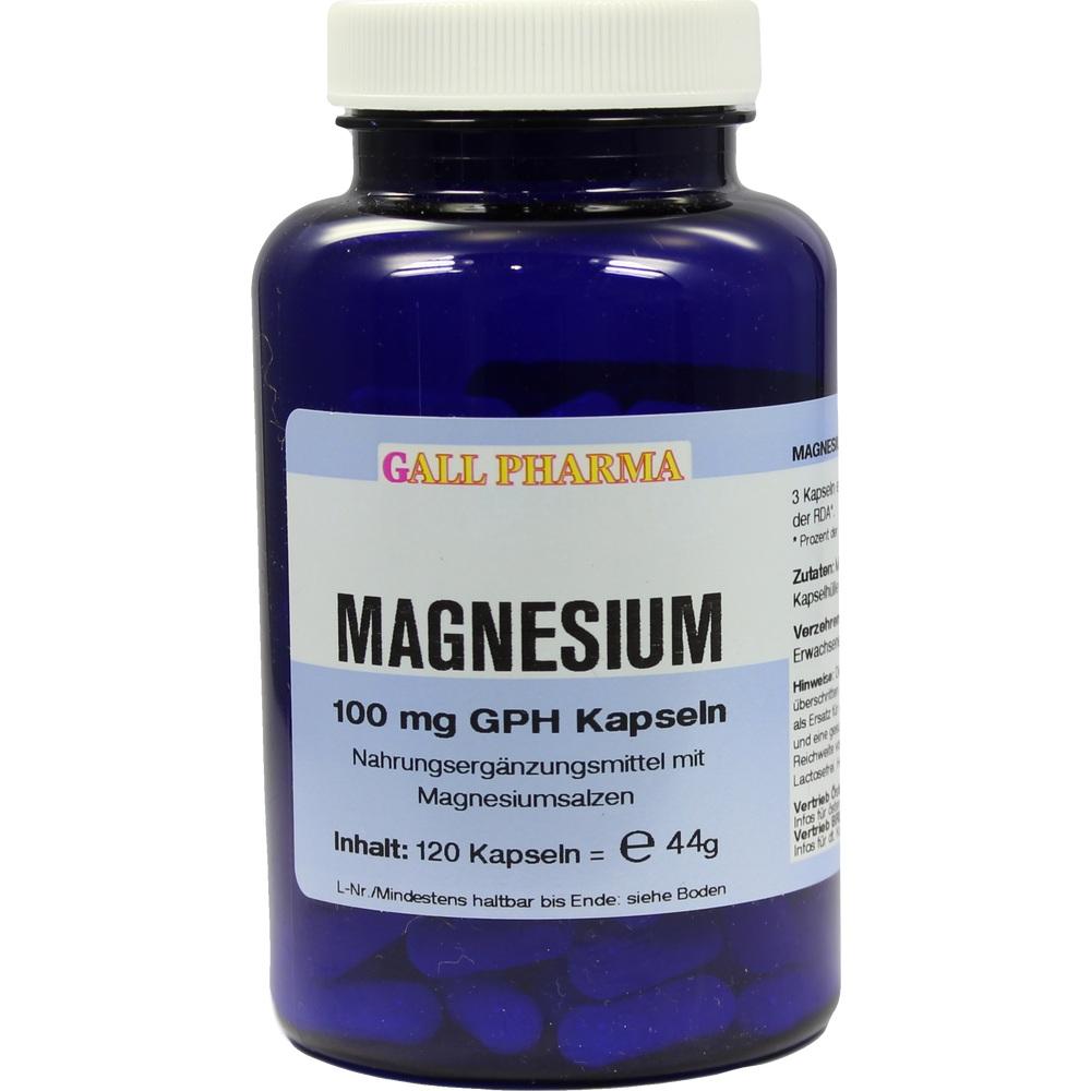 MAGNESIUM 100 mg Kapseln 120 St Kapseln