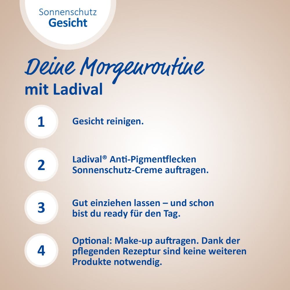 Ladival Anti-Pigmentflecken Sonnenschutz-Creme Gesicht LSF 50+ 50 ml Creme