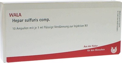 WALA Hepar sulfuris comp. Ampullen 10X1 ml Ampullen