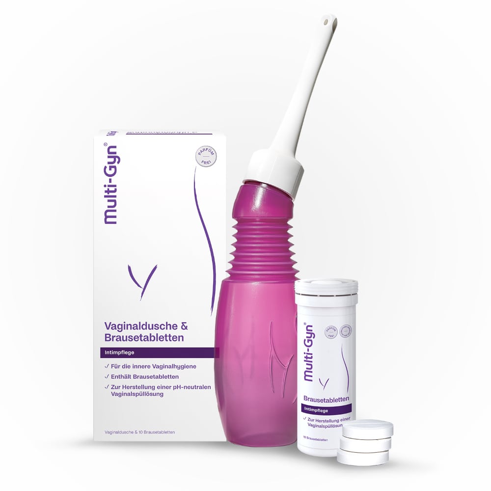 Multi-Gyn Vaginaldusche Kombipack 1 Packung Brausetabletten