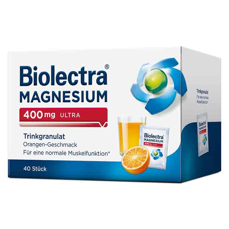 Biolectra MAGNESIUM 400mg ULTRA Orange 40 St Granulat