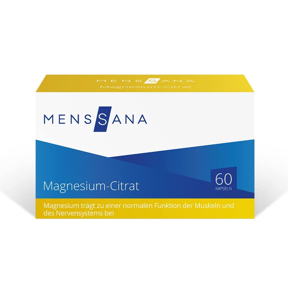 MensSana MAGNESIUMCITRAT 60 St Kapseln