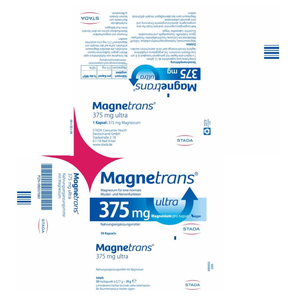 Magnetrans ultra 375 mg 50 St Kapseln