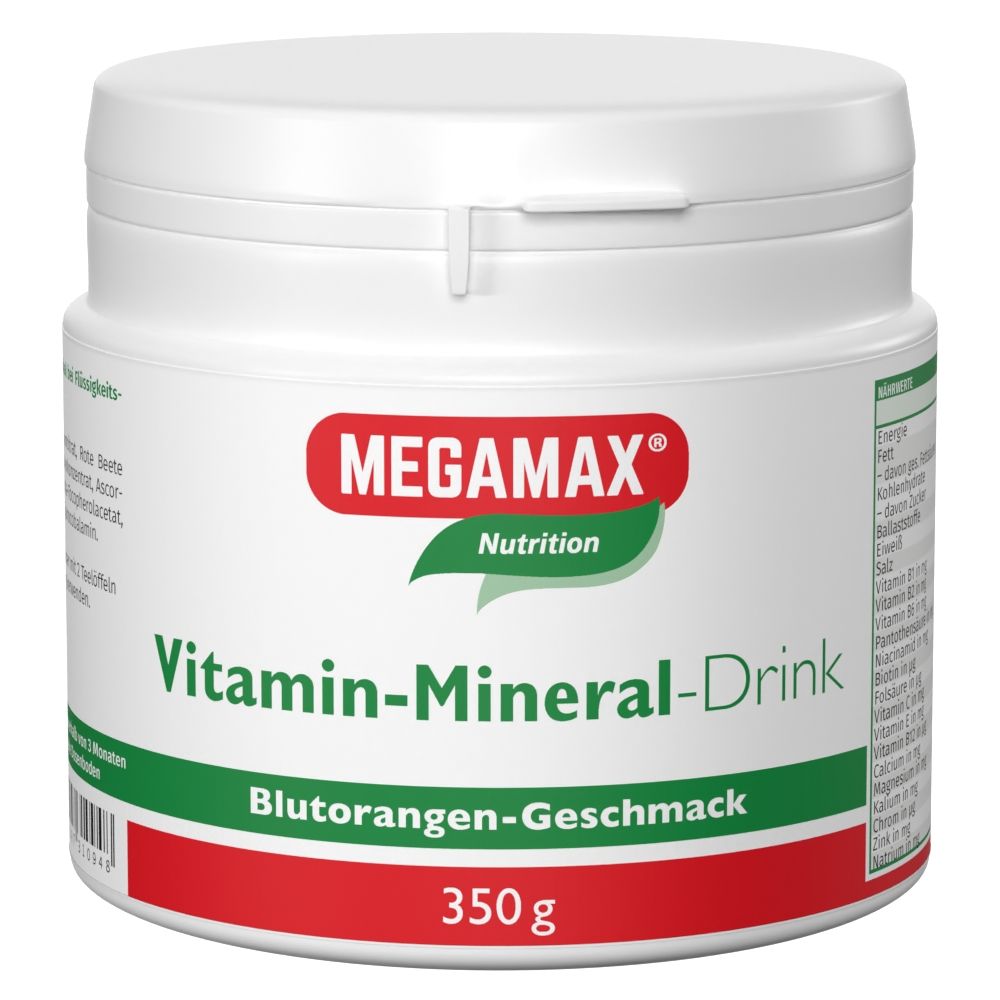 MEGAMAX Vita Mineral Drink Blutorange Pulver 350 g Pulver