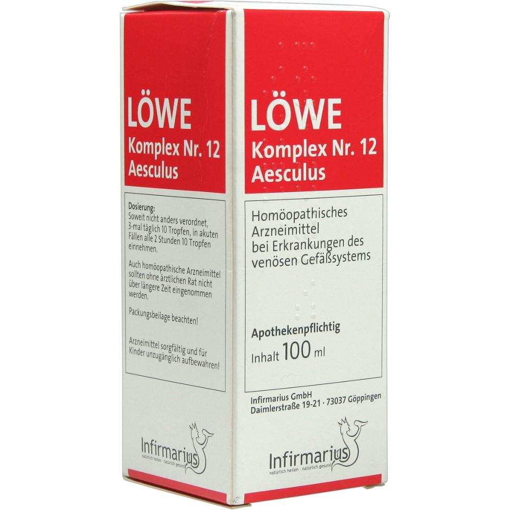 LÖWE KOMPLEX Nr.12 Aesculus Tropfen 100 ml Tropfen