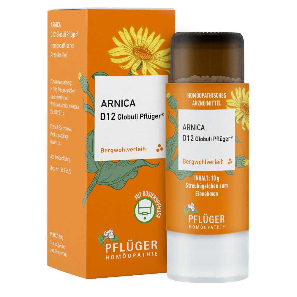 Arnica D12 Globuli Pflüger Dosierspender 10 g Globuli