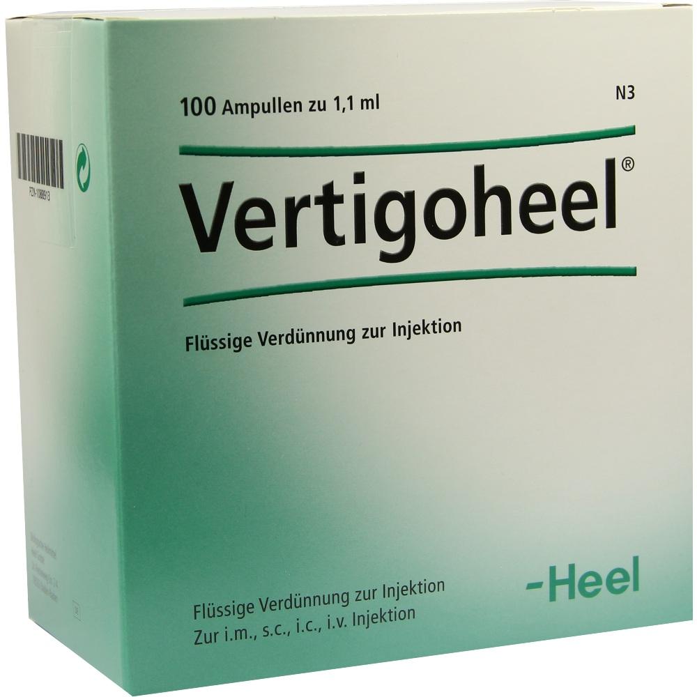 Vertigoheel bei Schwindelzuständen 100 St Ampullen