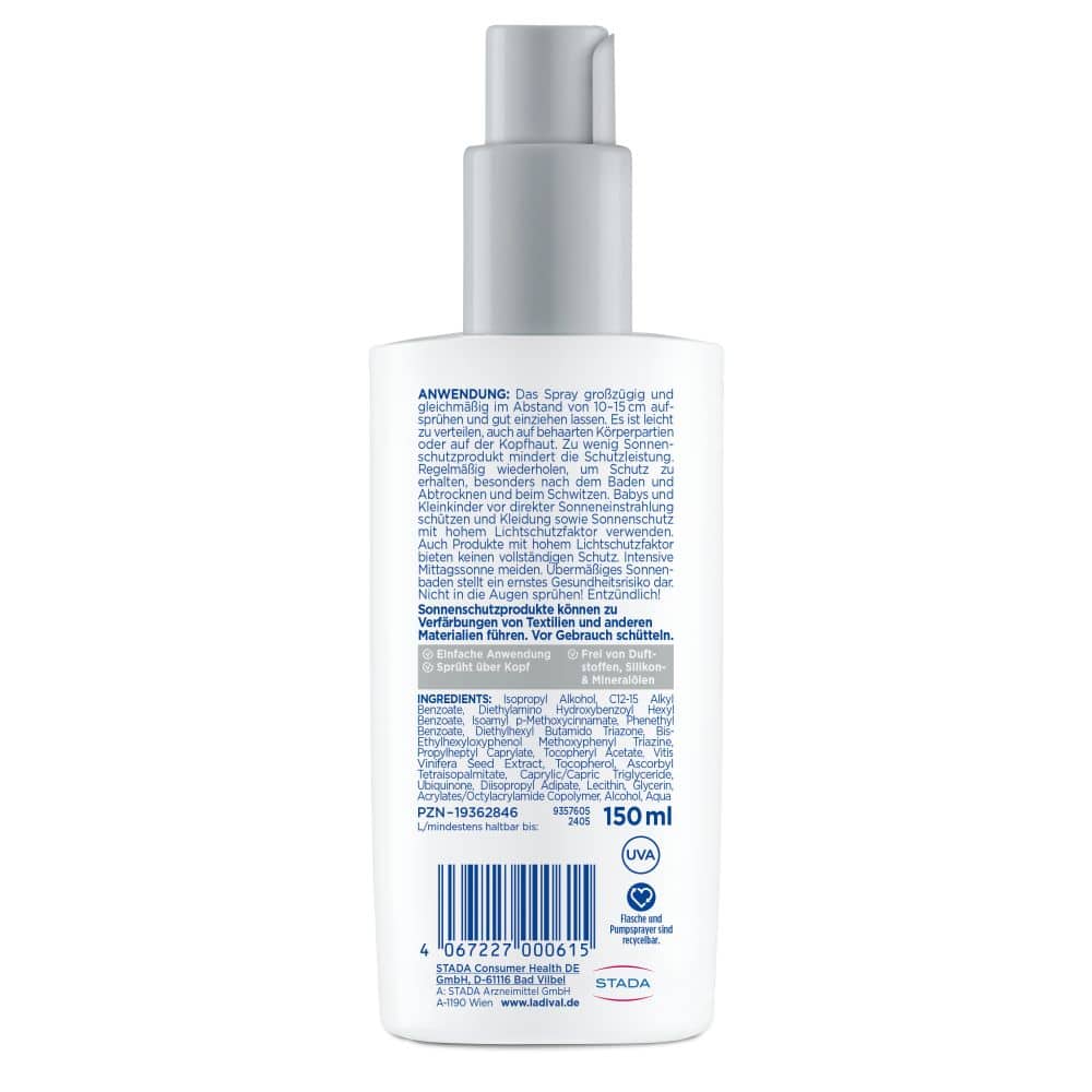 Ladival AKTIV Sonnenschutz-Spray LSF 50+ 150 ml Spray