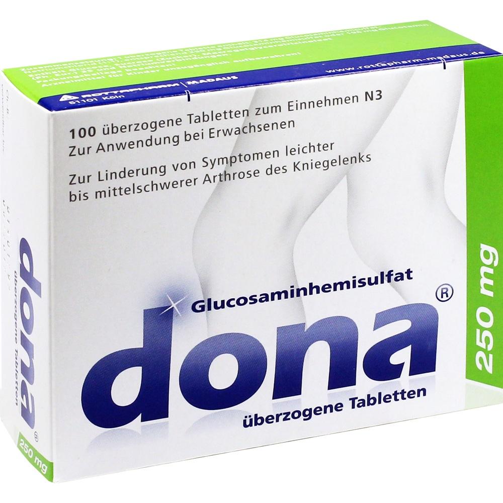 Dona 250mg 100 St Überzogene Tabletten