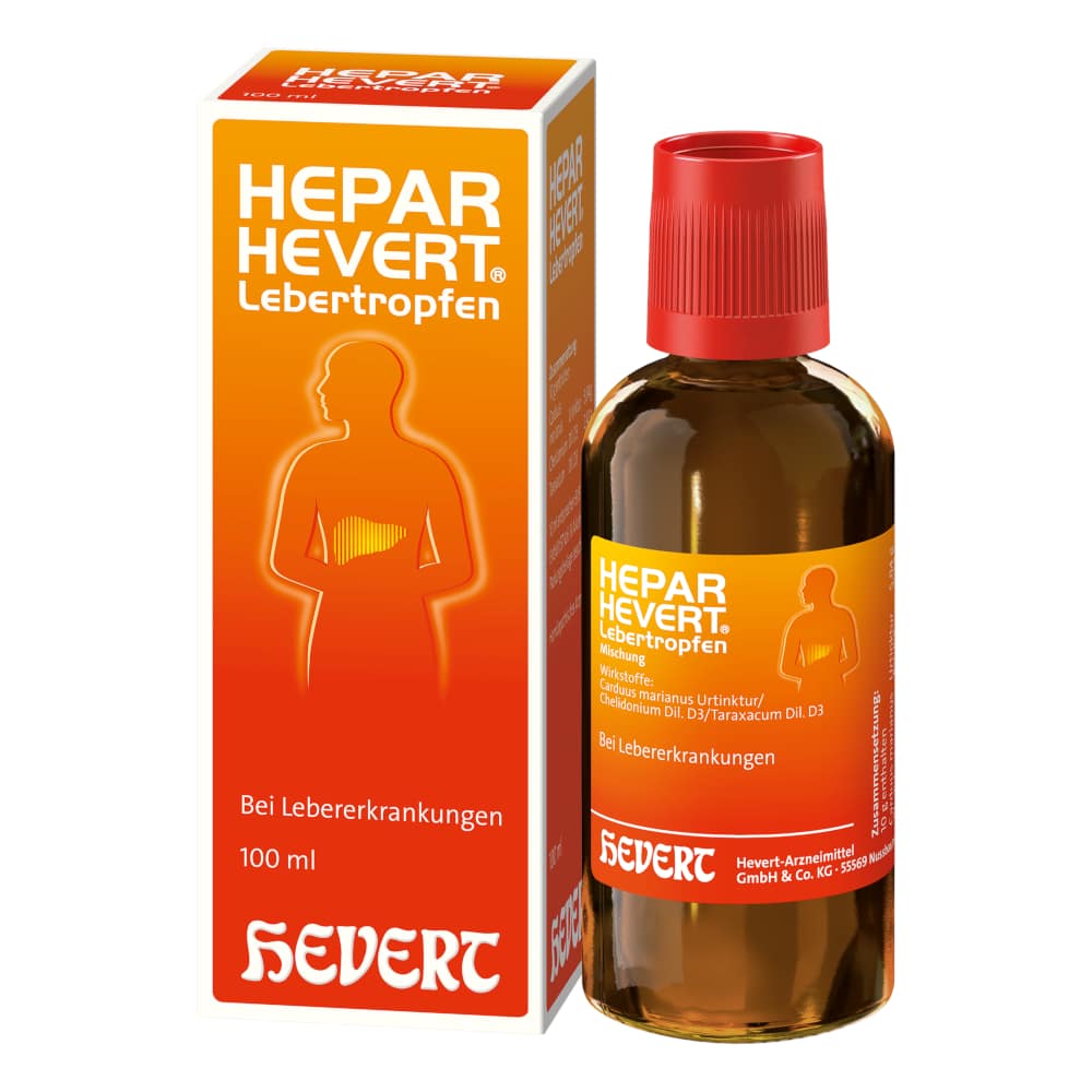 HEPAR HEVERT Lebertropfen 100 ml Tropfen