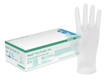 Vasco Vinyl Powderfree Untersuchungshandschuhe unsteril L 100 St Handschuhe