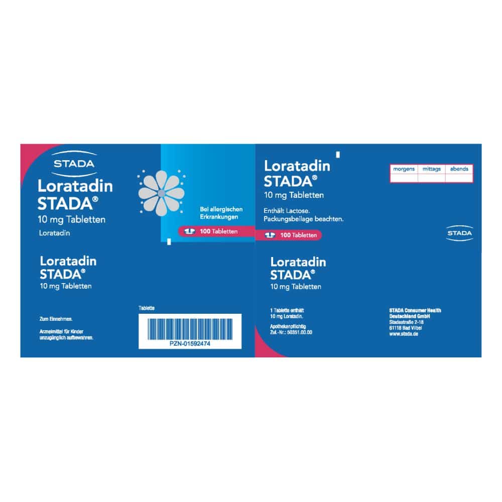 Loratadin STADA 10 mg 100 St Tabletten