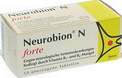 NEUROBION N forte überzogene Tabletten 50 St Überzogene Tabletten