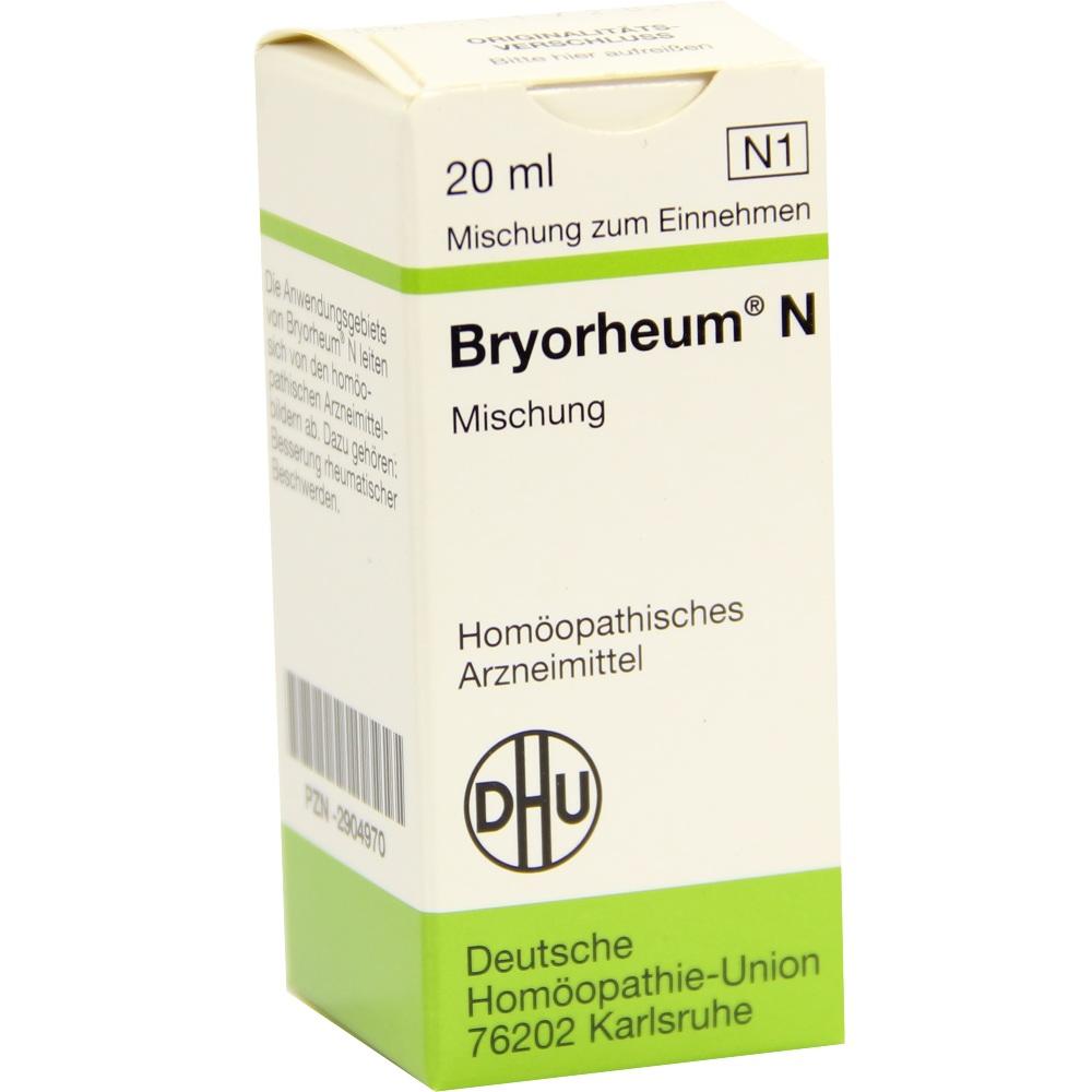 BRYORHEUM N Liquidum 20 ml Mischung
