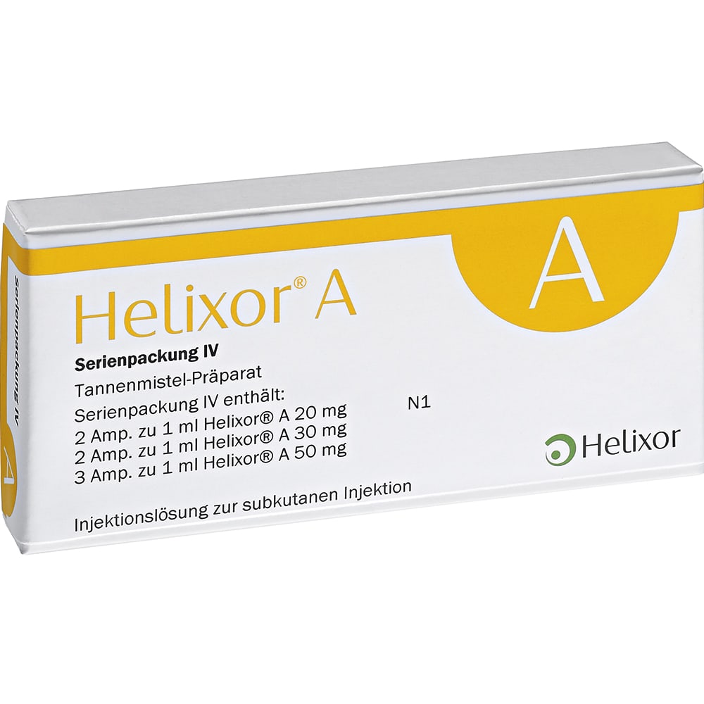 Helixor A Serienpackung IV Ampullen 7 St Ampullen