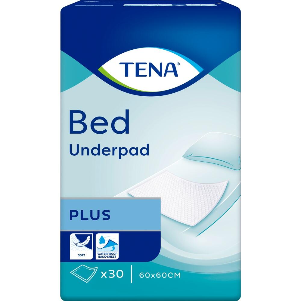 TENA Bed Krankenunterlagen Plus 60x60cm 4X30 St