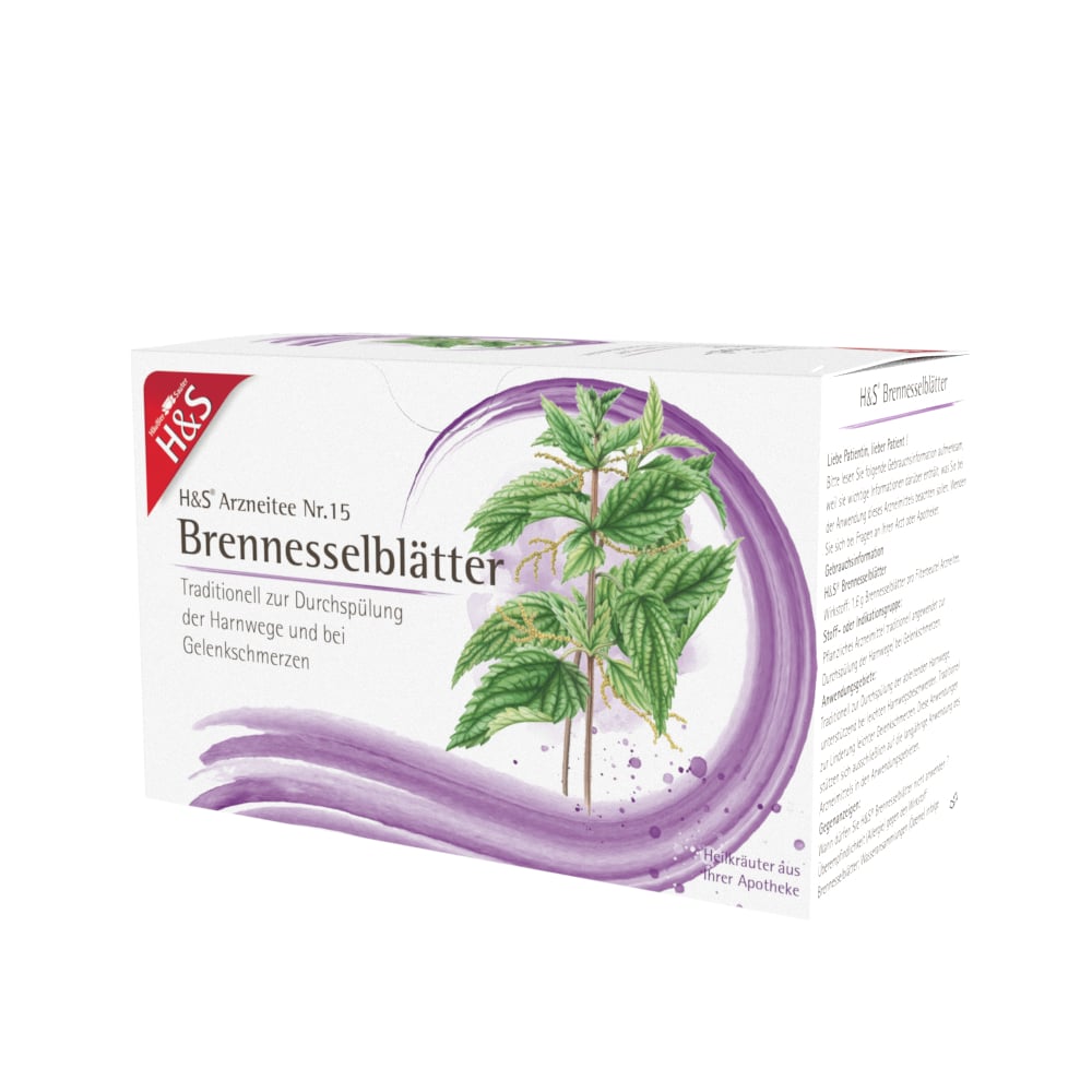 H&S Arzneitee Brennesselblätter 20X1.6 g Filterbeutel