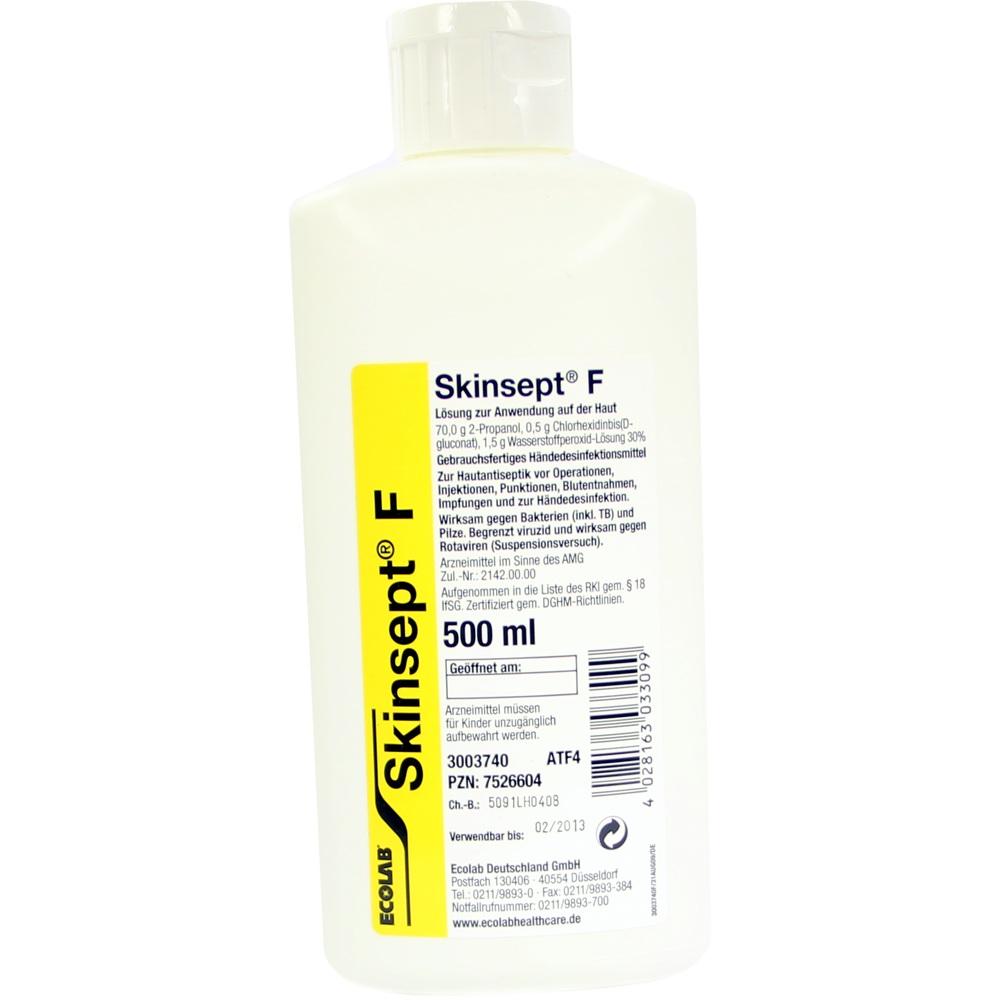 SKINSEPT F Hände- u.Hautdesinfektion Spenderfl. 500 ml Lösung
