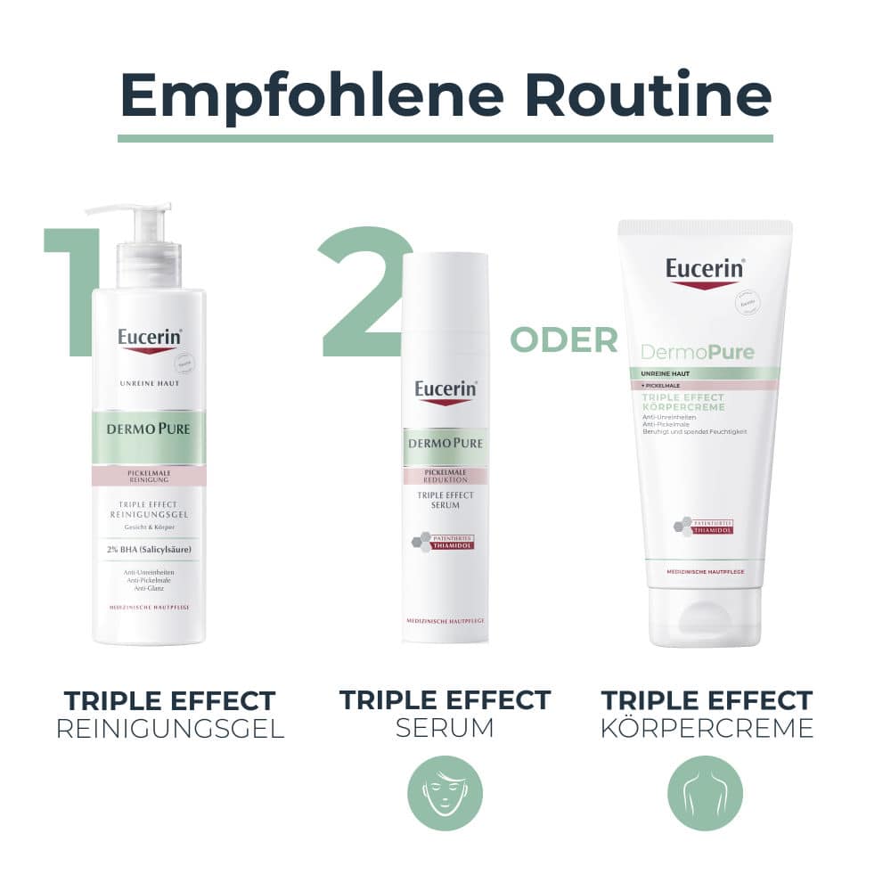 Eucerin DERMOPURE TRIPLE EFFECT REINIGUNGSGEL + 3 € sparen* 400 ml Gel