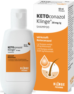 KETOconazol Klinge 20 mg/g 60 ml Shampoo