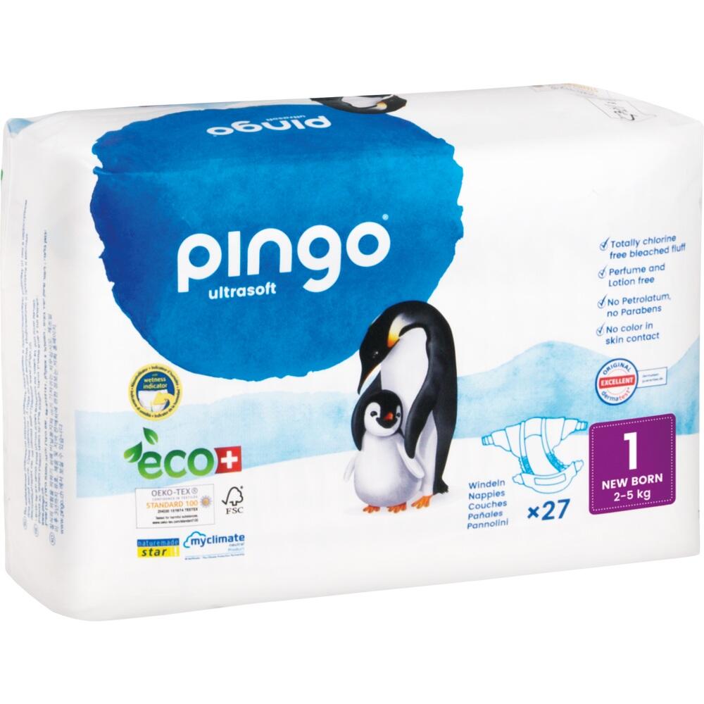 BIO WINDELN newborn 2-5 kg Pinguin PINGO SWISS 27 St