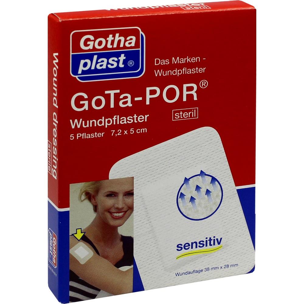 GOTA-POR Wundpflaster 5x7,2 cm steril 5 St Pflaster