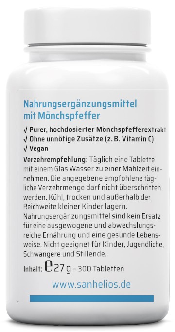 sanhelios Mönchspfeffer 10mg 300 St Tabletten